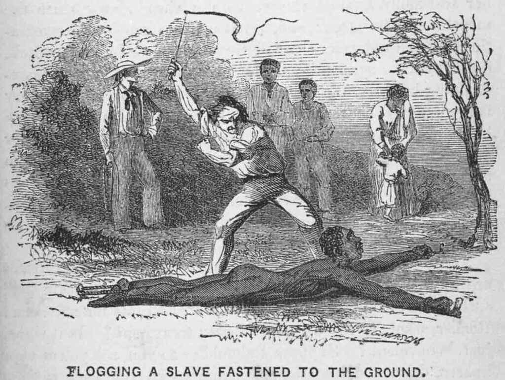 Flogging slave-code noir