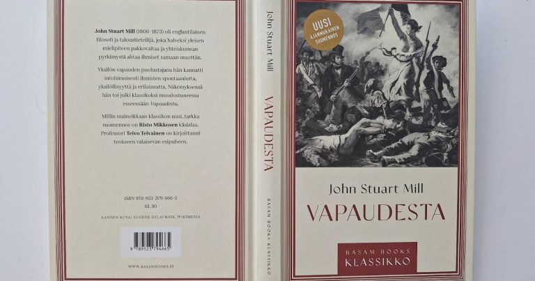 Stuart Mill_Vapaudesta_kansi